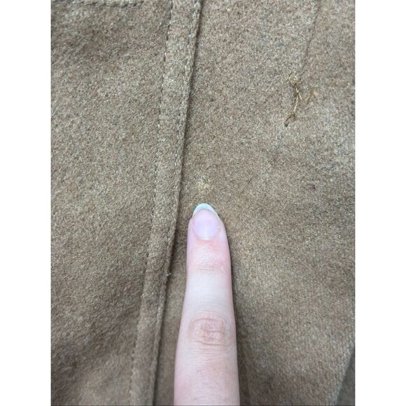 Abercrombie & Fitch Faux Fur Hooded Parka Jacket Coat Women's Small - Picture 13 of 14